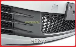 2010-2014 Volkswagen Golf GTI Style Front Bumper Cover Fog Light Grille Mesh Red
