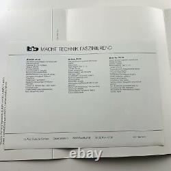 Bb Buchmann porsche 928 targa cw311 vw golf gti rare press kit pressemappe 1980