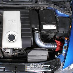 Black Short Intake Air Filter Induction Kit For Vw Golf Mk5 1.9 2.0 Tdi Fsi Gti