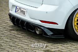 Bodykit Frontspoiler Diffusor Schweller ABS für VW Golf 7 GTI TCR Schwarz Glanz