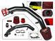 Cold Air Intake Kit MATT BLACK + RED For 99-04 Golf Jetta MK4 VR6 GTI 2.8L V6