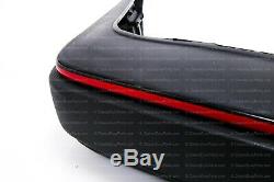 Euro small front & rear bumper kit with RED trim for VW Golf / Rabbit MK2 GTI