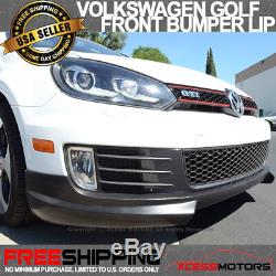 Fits 10-14 Volkswagen VW Golf 6 GTI RG Style Front Bumper Lip PU