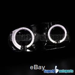 For 99-06 VW Golf GTI MK4 Halo Projector Clear Headlights Chrome+H1 Slim HID Kit