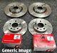For Vw Golf Gti Mk4 1.8t Brembo Drilled Discs & Brembo Pads All Round Full Kit