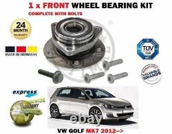 For Vw Golf Mk7 + Gti R Tdi 4motion 2012- 1 X Front Wheel Bearing Kit Complete