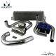 Front Mount Intercooler + Piping Kit Fits 98-05 VW JETTA Golf GTI 1.8T Black