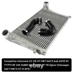 Intercooler & Hose Kit For VW GTI MK7 Golf R Arteon T-Roc Skoda Superb 2.0 TSI