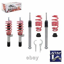 JOM Height Adjustable Coilover Suspension Lowering Kit For Audi A3 S3 8V Quattro