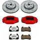 KC898-26 Powerstop Brake Disc and Caliper Kits 2-Wheel Set Front for VW Beetle