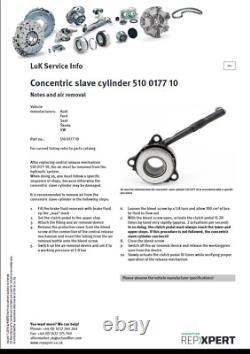 LuK Clutch Kit REPSET PRO fits VW Golf GTi, TFSi 2.0 04-09 624327933