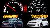Money S Worth Hot Hatch Battle Mini Jcw 231hp Vs Vw Golf 7 Gti 245hp Drag Race Showdown