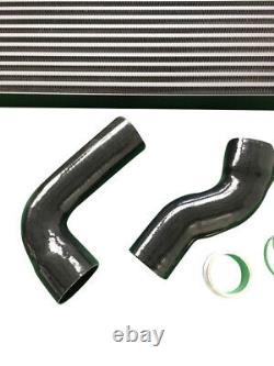 New Large Upgraded Alloy Front Mount Intercooler Kit For Audi A3 Vw Golf Passat