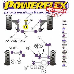 Powerflex Suspension Bush Kit For Vw Golf Mk5 & Gti & R32 Polyurethane Bushes