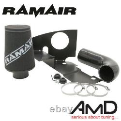 RAMAIR Golf MK6 GTi Induction kit & Heat Shield EA888 Air Filter Kit Black Hose
