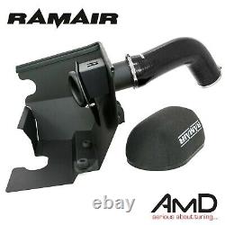RAMAIR MK7 Golf GTi Induction Kit Air Filter with Heat Shield & Black Hose