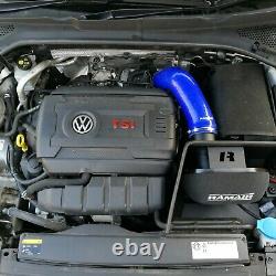RAMAIR MK7 Golf GTi Induction Kit Air Filter with Heat Shield & Blue Hose
