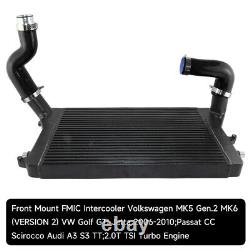 Upgrade Intercooler Kit for VW Golf GTI MK5 MK6 Jetta Passat Audi A3 S3 TT 2.0T