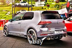 VW Golf GTD MK7.5'TCR Style' Rear Valance Diffuser 2016-2020 Spoiler Body Kit