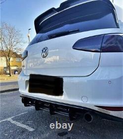 VW Golf GTI MK7 Rear Blade Diffuser & Side Splitters 2013-2020 Spoiler Body Kit