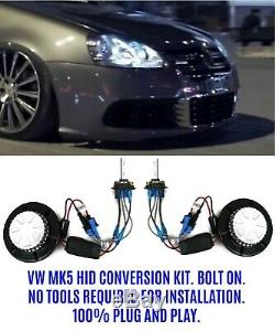 VW Golf Jetta MK5 OEM Headlight PNP Fully Integrated HID Xenon Conversion Kit