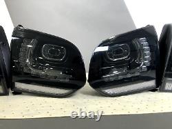 VW Golf Mk6 R GTI Rear Lights Set LED Smoked Black New Conversion Kit 2008-2012