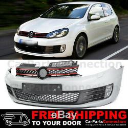 Volkswagen MK6 Golf 2010-2014 GTI Style Front Kit Bumper Cover Grille Conversion