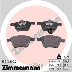 ZIMMERMANN Bremsen Kit SPORT Bremsscheiben + Beläge Audi S3 Golf 6 GTI / R vorne