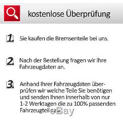 Zimmermann Sport Bremsen Kit Set 4 Bremsscheiben + 8 Beläge Vo+hi Vw Golf 4 Gti