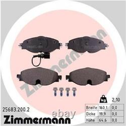Zimmermann Sport-bremsscheiben + Beläge Vorne Vw Golf 7 Audi A3 8v Leon Octavia